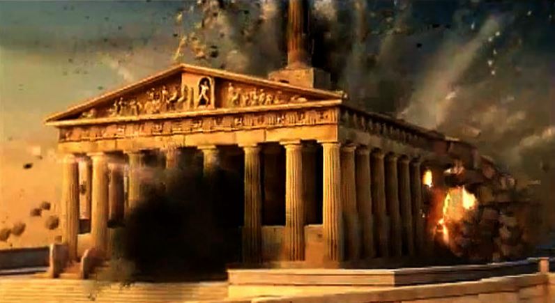 The focus of the project's construction was the athenian acropolis. The Acropolis Of Athens Destruction And Reconstruction
