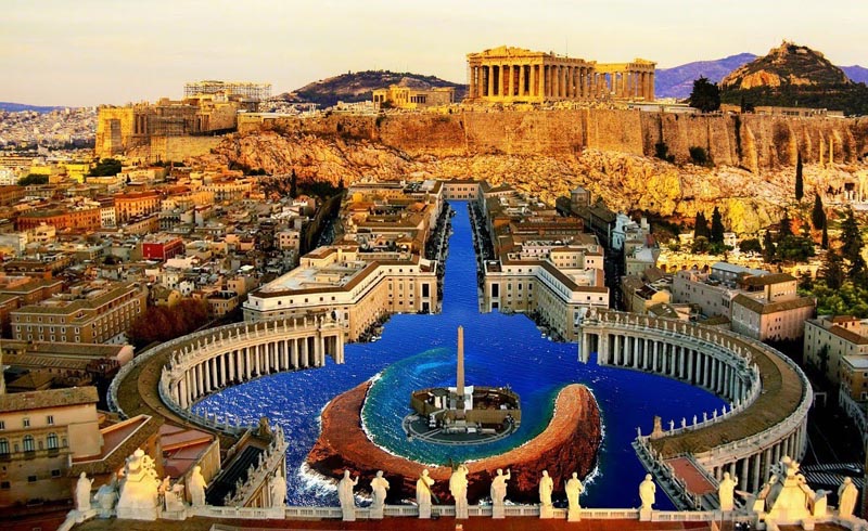 JPG The roman agora & hadrian's library. Top Attractions In Athens