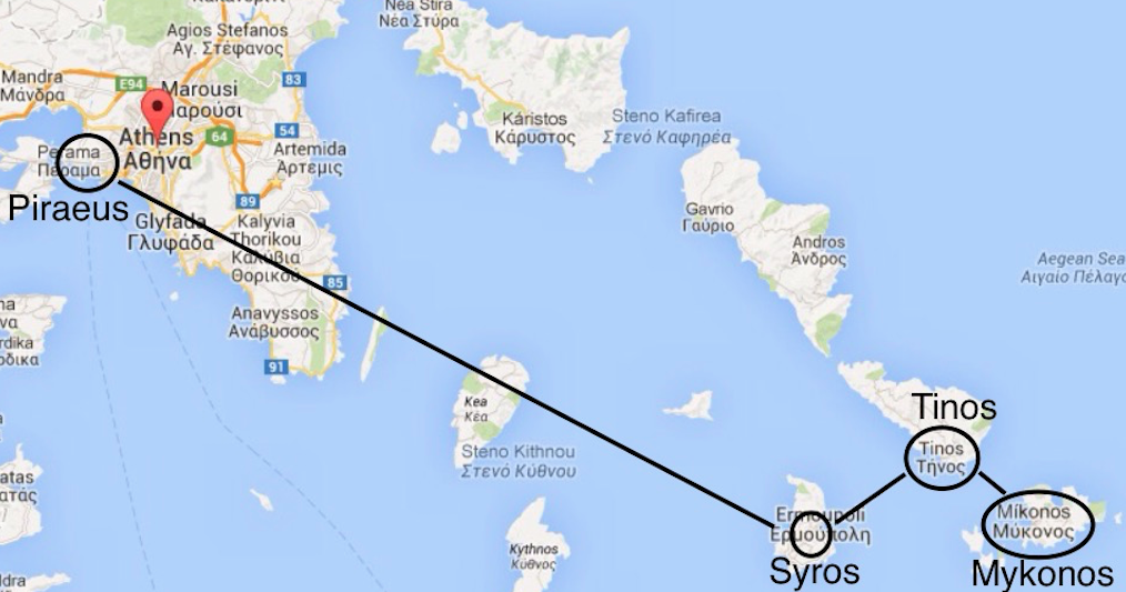 Piraeus (athens) to mykonos ferry schedule ; Trip Of A Lifetime Athens And Mykonos Greece Ferry Athens To Mykonos