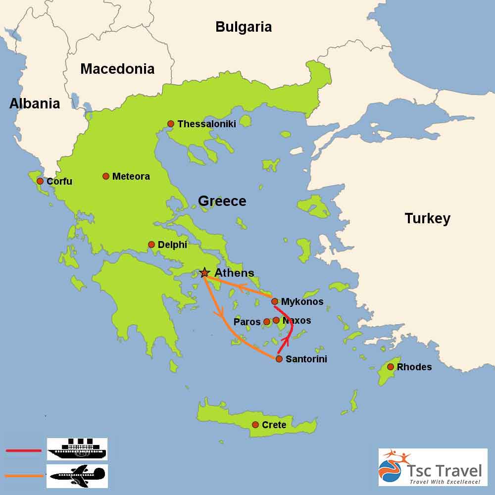 17+ Athens Mykonos And Santorini&nbsp;Packages