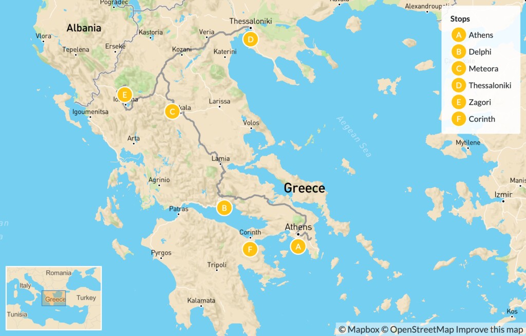 Best Tour Athens Delphi Meteora