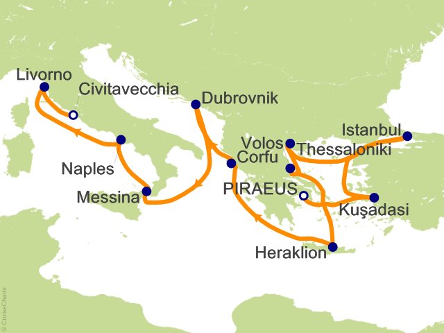 Exploring Cruise Rome Athens