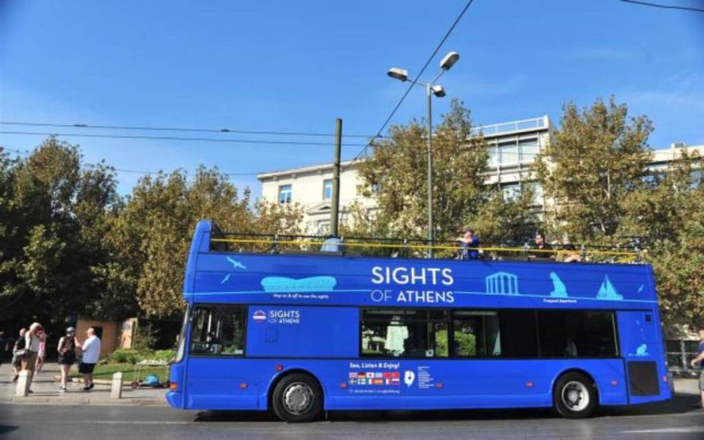 Amazing Hop On Hop Off Bus Athens Blue&nbsp;Line