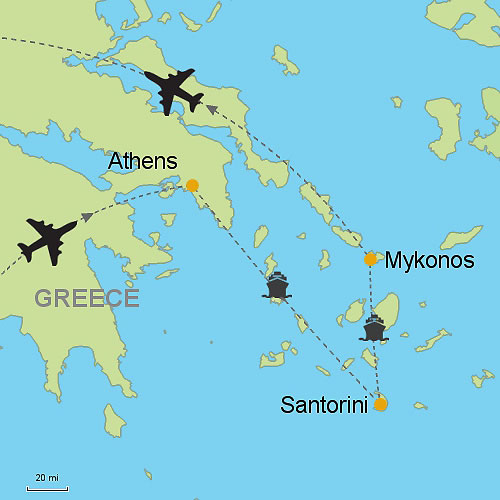 15+ Athens Mykonos Santorini Itinerary 7 Days