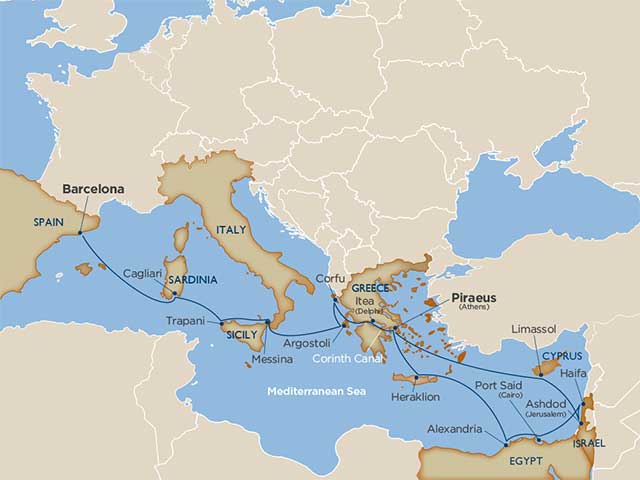 Exploring Cruise Athens To&nbsp;Cyprus