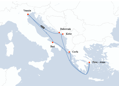 Cruise From Athens To Venice Package