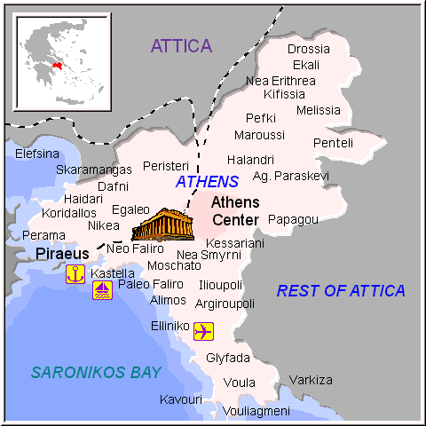 32+ Athens Travel Map
